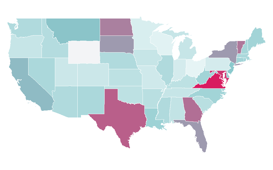 Affinity by region — AIR SPACE, United States