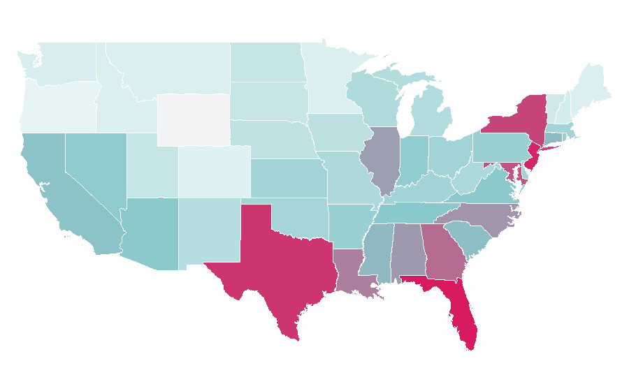 Affinity by region — Air Wick, United States