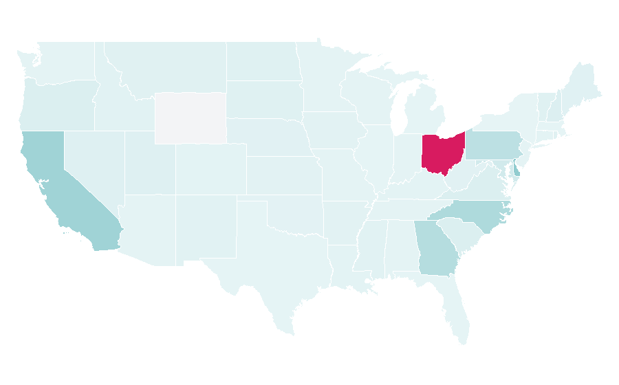 Affinity by region — Airport terminal, United States