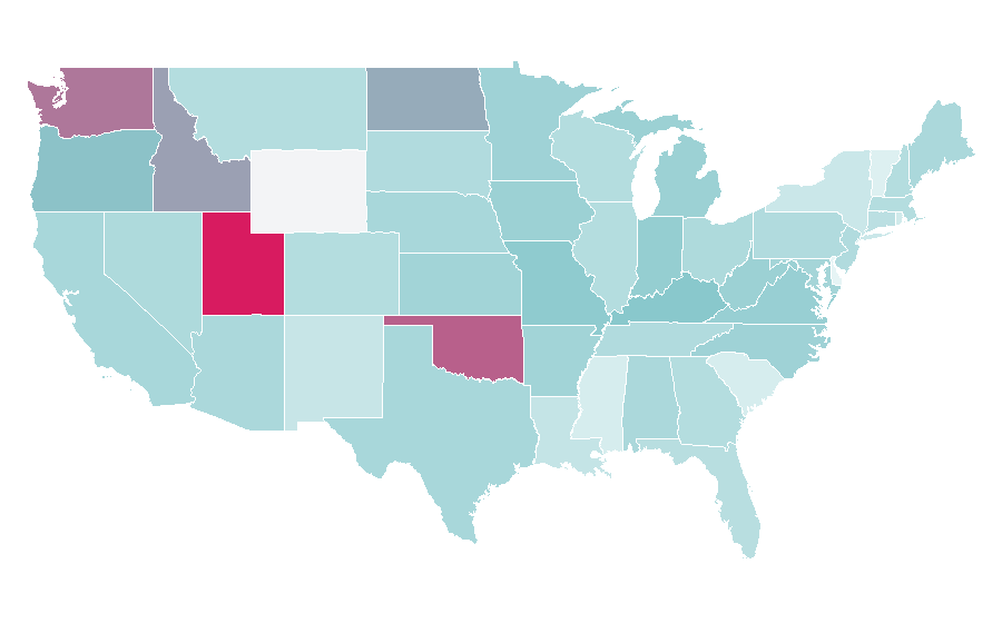 Affinity by region — Akinator, United States