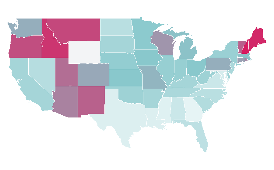 Affinity by region — Alan Arkin, United States