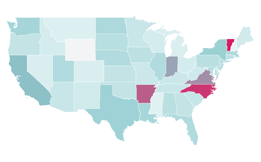 Affinity by region — Ale, United States
