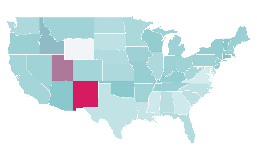 Affinity by region — Alec Baldwin, United States