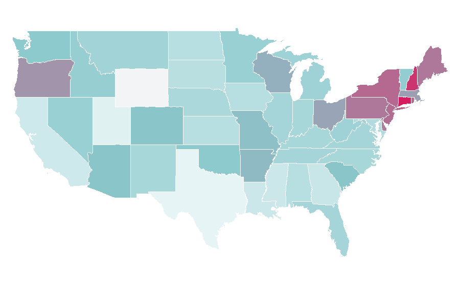 Affinity by region — Alex Guarnaschelli, United States