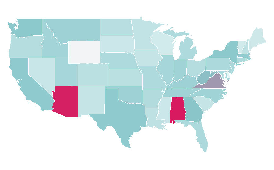Affinity by region — Alexander the Great, United States