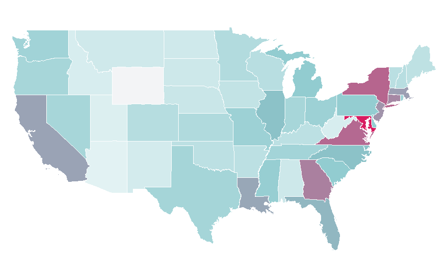 Affinity by region — Alexis Ohanian, United States