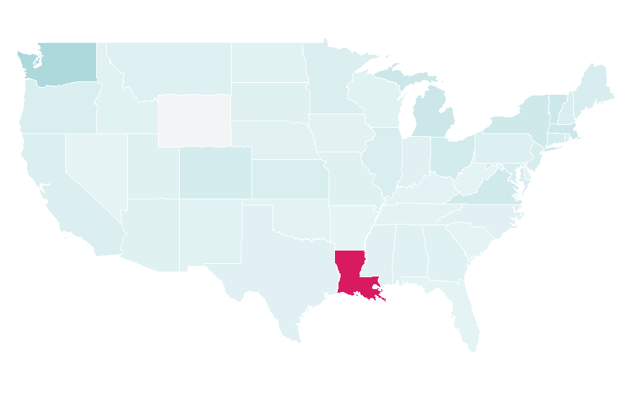 Affinity by region — Algiers, United States