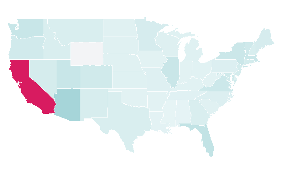 Affinity by region — Alhambra, United States