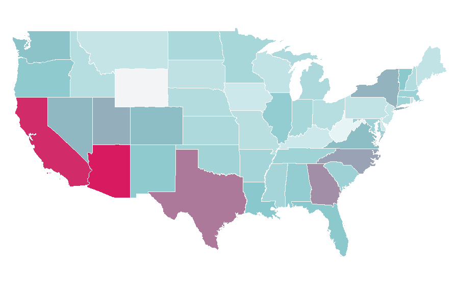 Affinity by region — Alignment (Dungeons & Dragons), United States