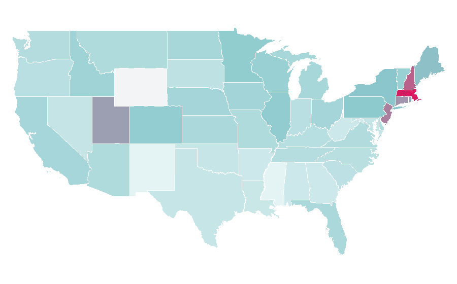 Affinity by region — Alix Earle, United States