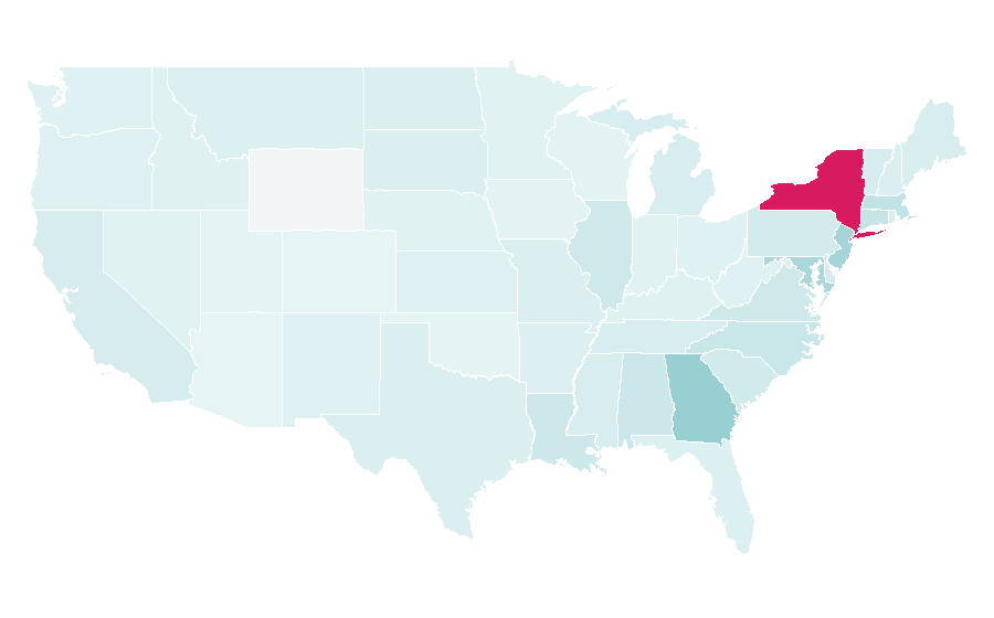 Affinity by region — Alvin Ailey, United States