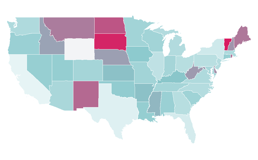 Affinity by region — Amateur astronomy, United States