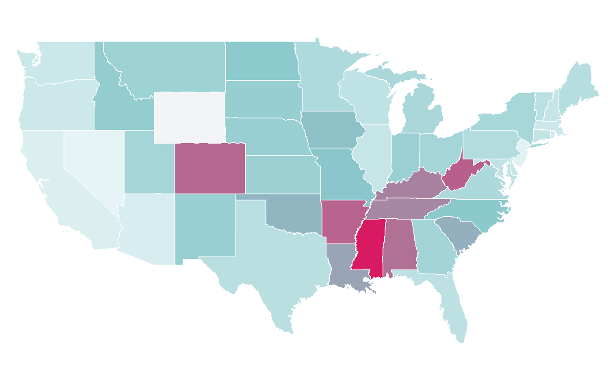 Affinity by region — Amazing Grace (2006 film), United States