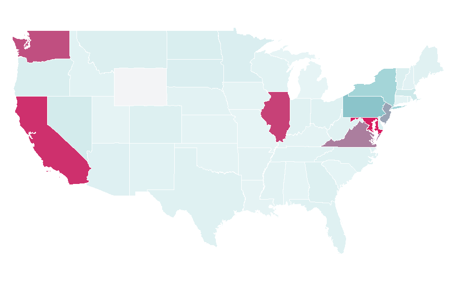 Affinity by region — AmazonFresh, United States