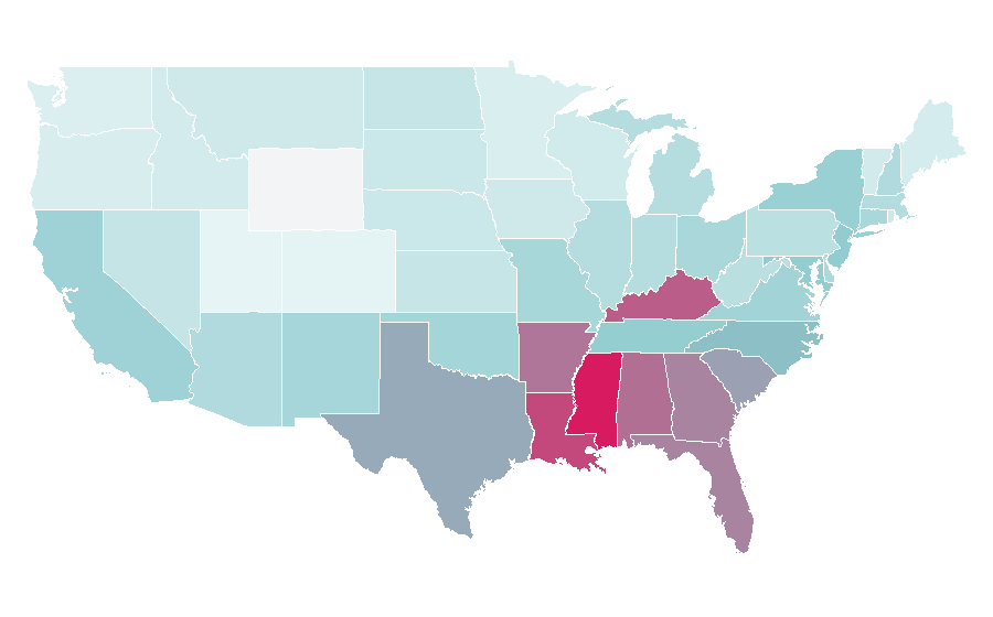 Affinity by region — Amen, United States