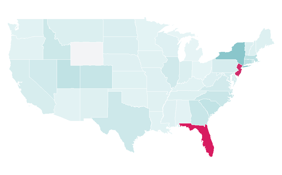 Affinity by region — america de cali, United States