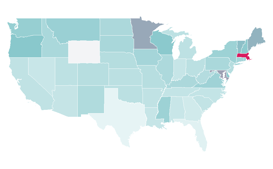 Affinity by region — American Experience, United States