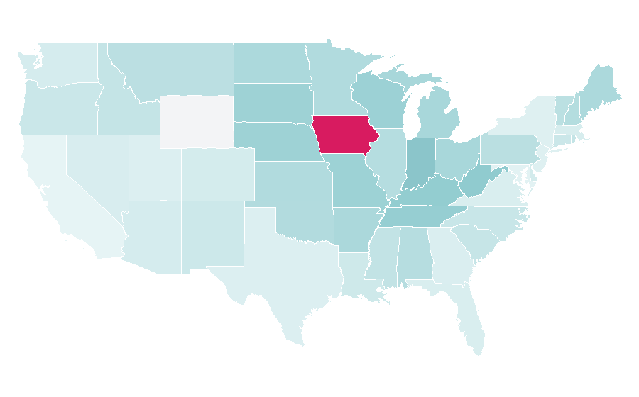Affinity by region — American Pickers, United States