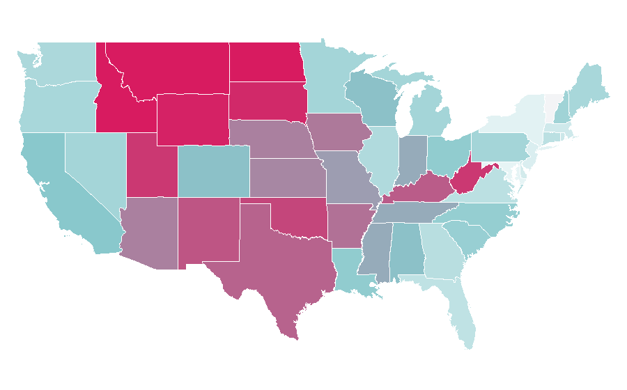 Affinity by region — American Sniper, United States