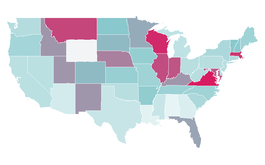 Affinity by region — American Trucking Associations, United States