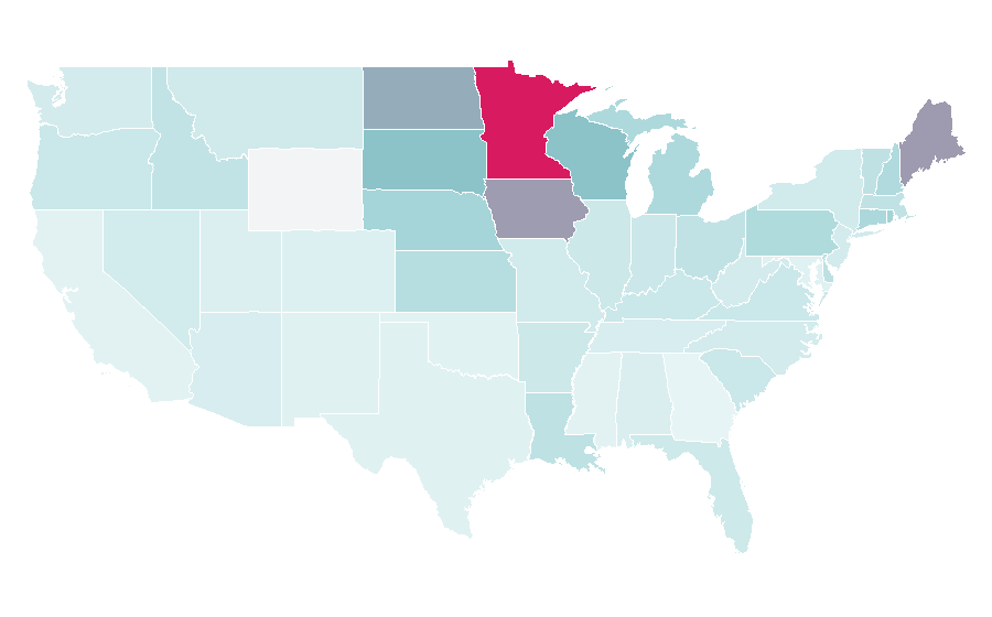 Affinity by region — Ameriprise Financial, United States