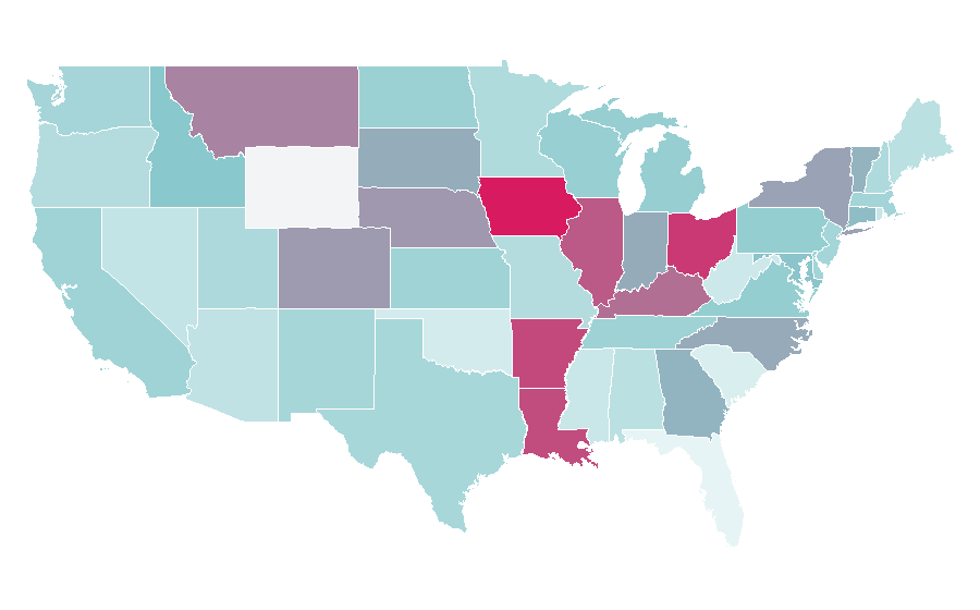 Affinity by region — Amplified, United States