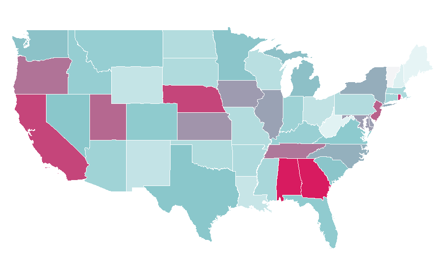 Affinity by region — Amway, United States