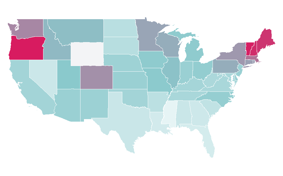 Affinity by region — Amy Sedaris, United States