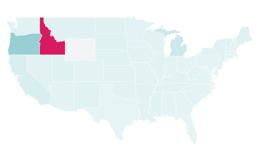 Affinity by region — Amy's Kitchen, United States
