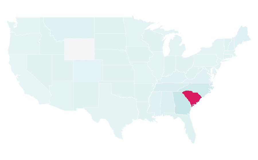 Affinity by region — Anderson, South Carolina, United States