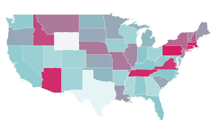 Affinity by region — Andrew Breitbart, United States