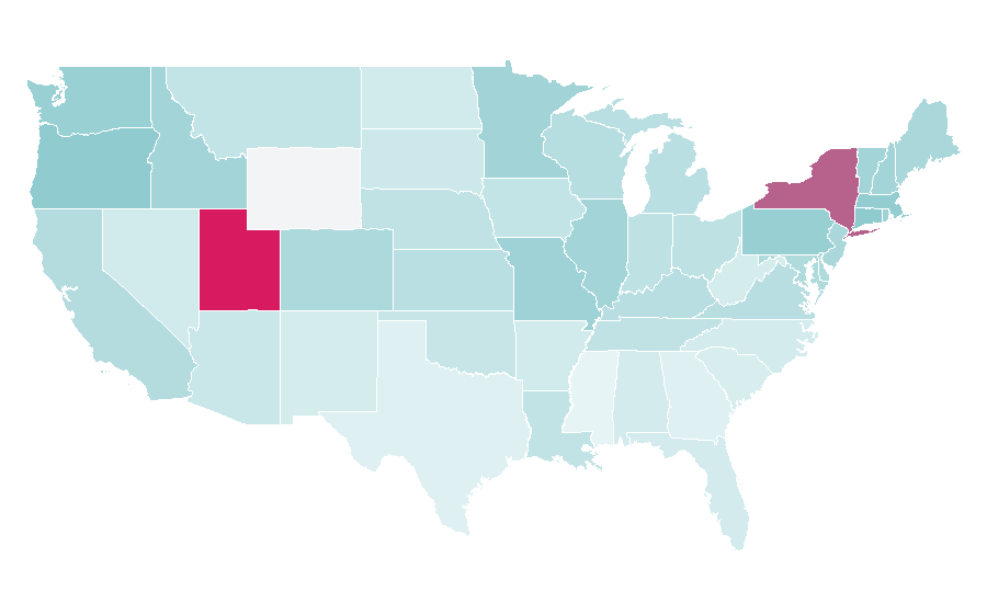 Affinity by region — Andrew Lloyd Webber, United States