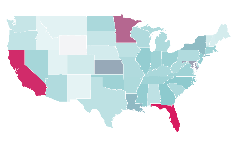Affinity by region — Andrew Wiggins, United States