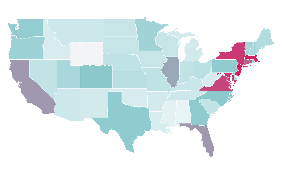 Affinity by region — Anfield, United States