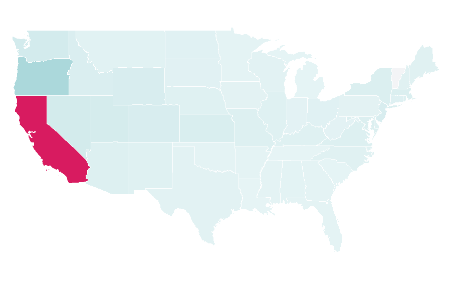 Affinity by region — Angel City FC, United States
