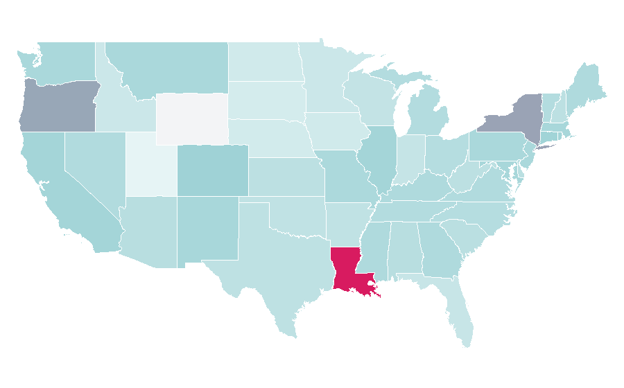 Affinity by region — Angel Heart, United States