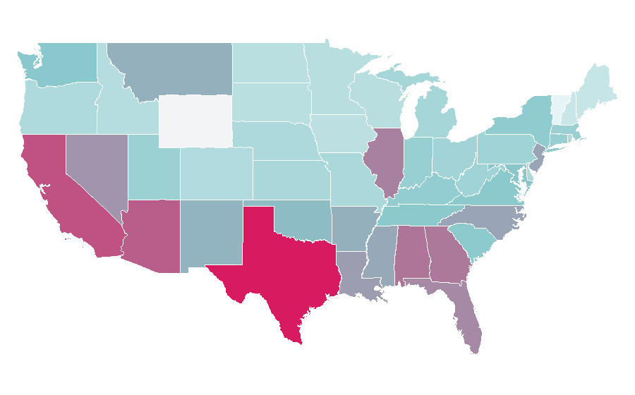 Affinity by region — Angry Birds, United States
