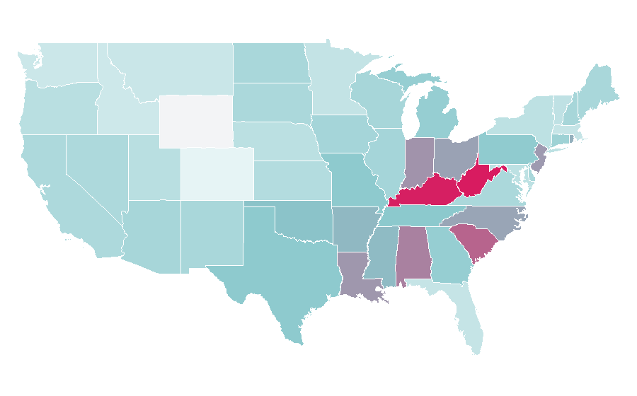 Affinity by region — Angry Grandpa, United States