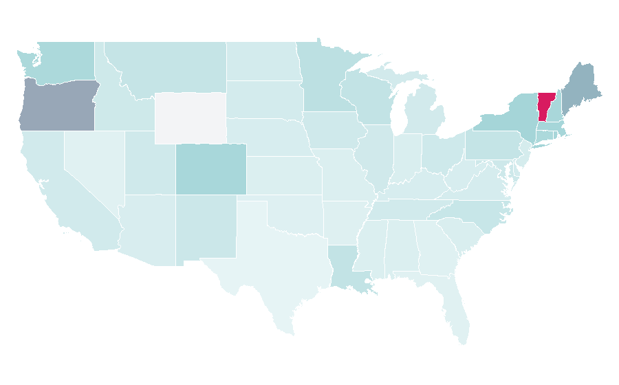 Affinity by region — Ani DiFranco, United States