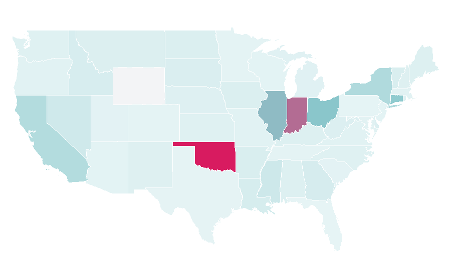 Affinity by region — Animal Rescue Foundation, United States