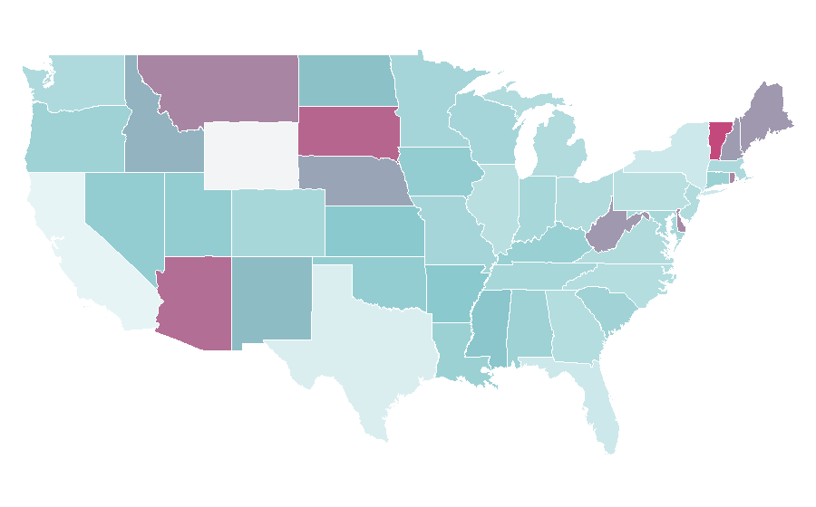 Affinity by region — Anime music video, United States