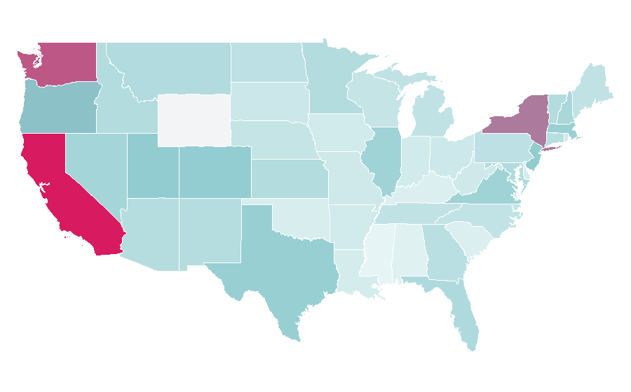 Affinity by region — Anker (mobile chargers), United States