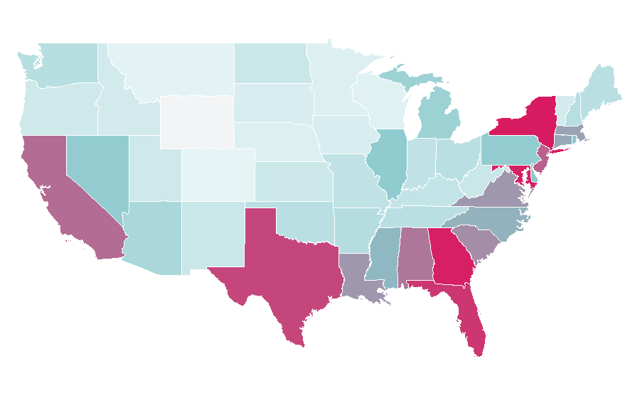Affinity by region — Anklet, United States