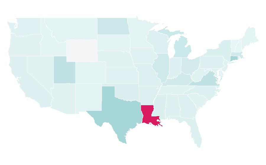 Affinity by region — Anna (Disney), United States