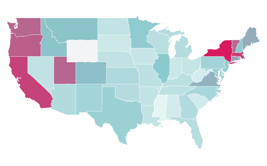 Affinity by region — Anna Karenina, United States