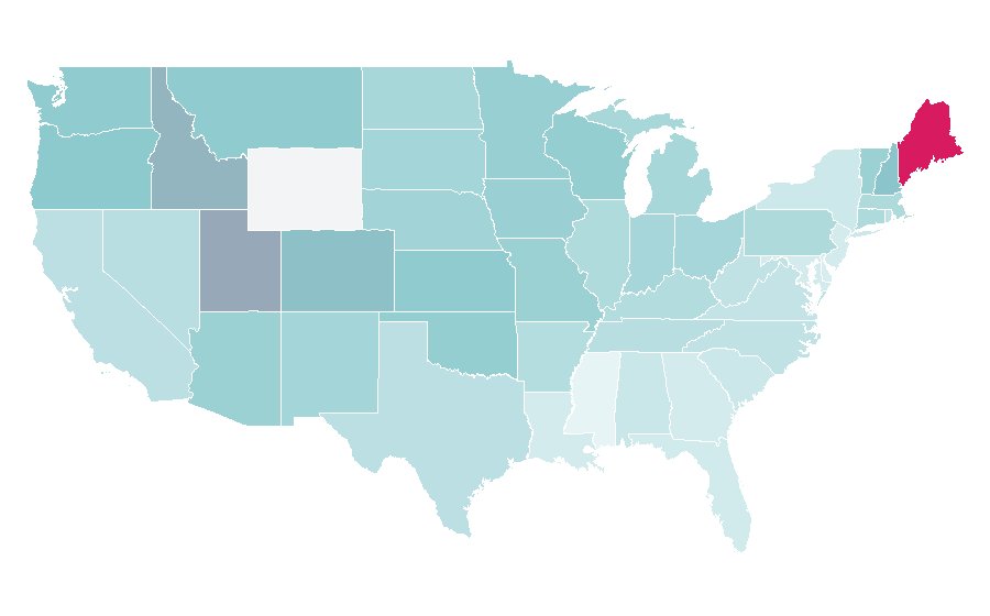 Affinity by region — Anna Kendrick, United States