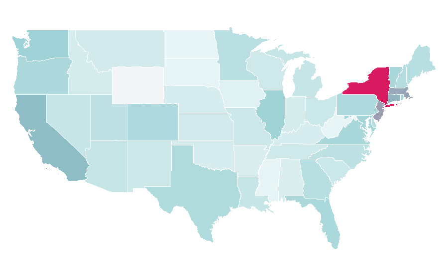 Affinity by region — Anna Wintour, United States
