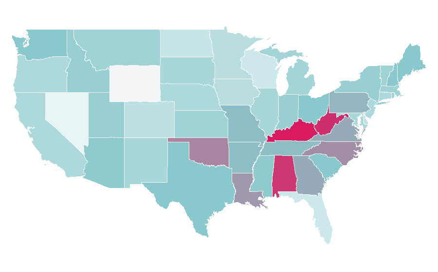 Affinity by region — Anne Boleyn, United States