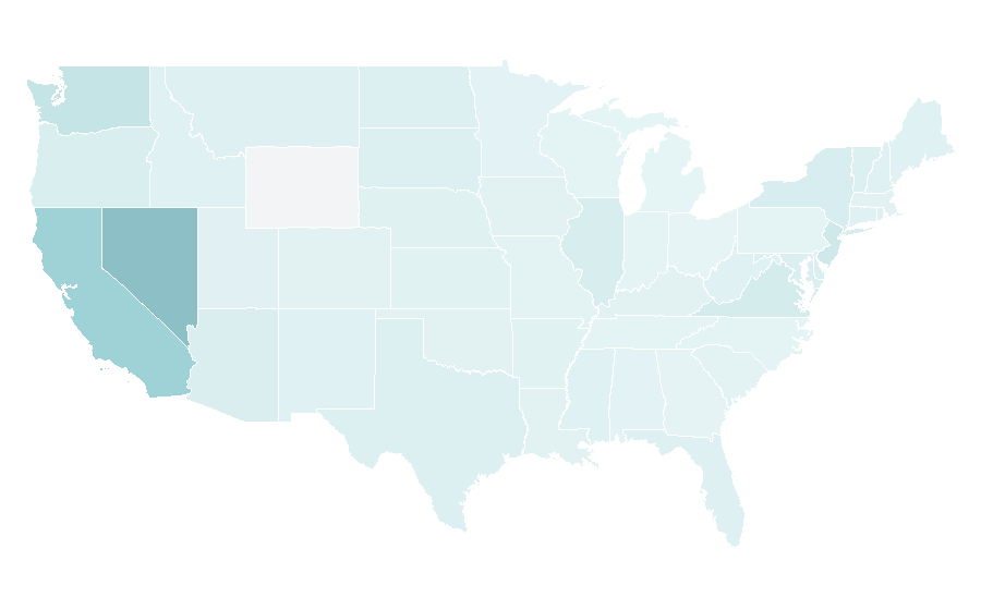 Affinity by region — Anne Curtis, United States