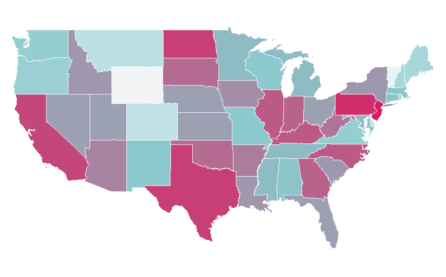 Affinity by region — Anne Frank, United States